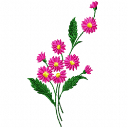 Flowers And Tree Embroidery Design 2 Flowers And Tree Embroidery Design 2